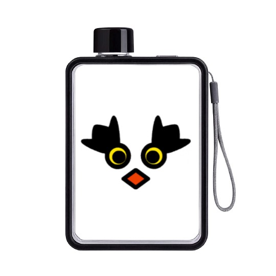 Angry bird Flat Water Bottles