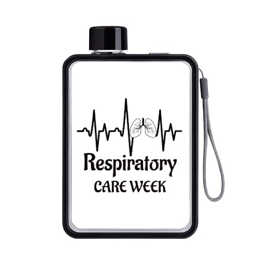 Respiratory Care Week - Respiratory Therapy Flat Water Bottles