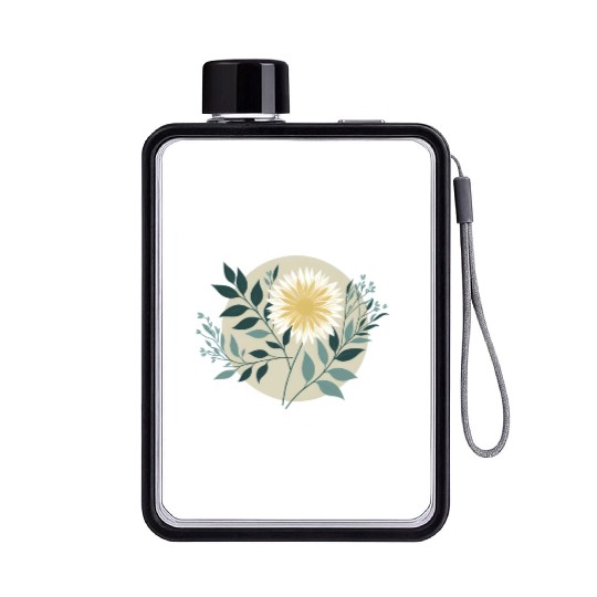Wildflower Whisper Flat Water Bottles