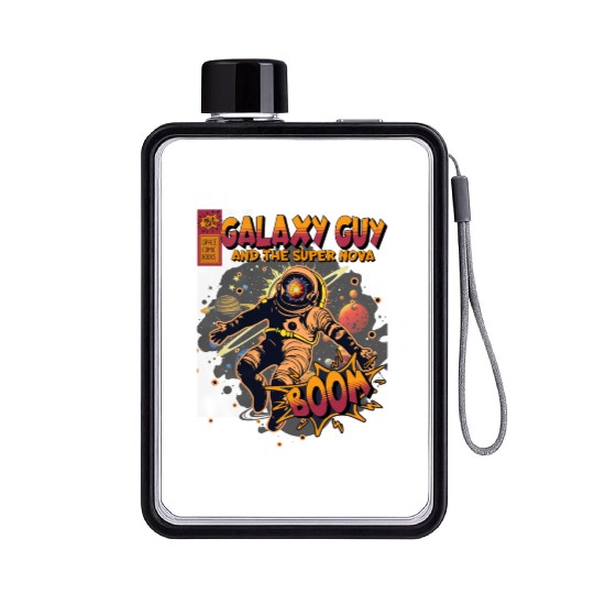 Galaxy Guy and the Super Nova Flat Water Bottles