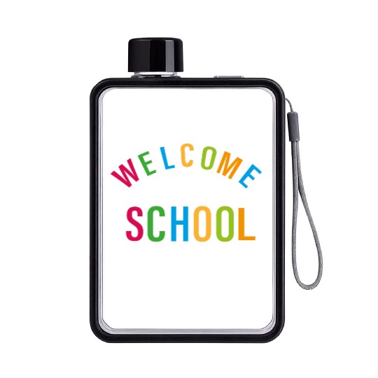 Welcome back to school Flat Water Bottles