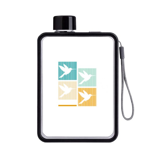 Birds Nature Lifestyle Flat Water Bottles