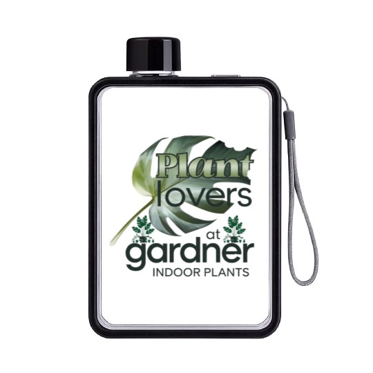 Plant Lovers at Gardner Indoor Plants Flat Water Bottles