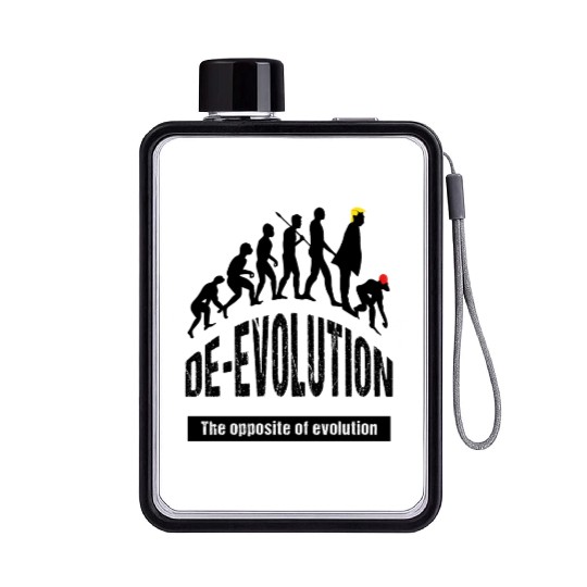 De-Evolution of Maga Republican Flat Water Bottles