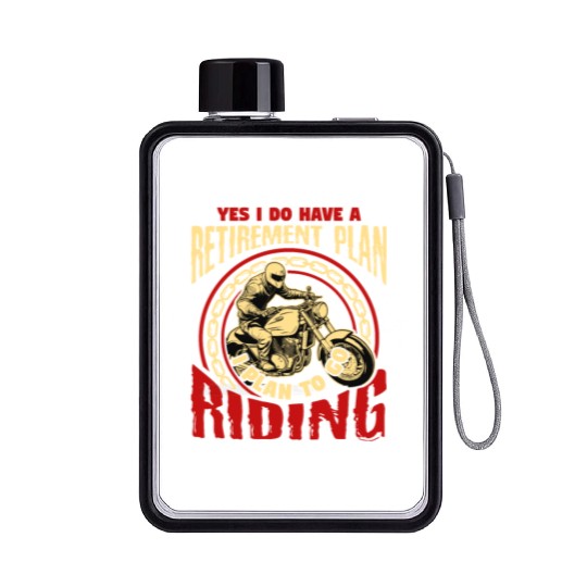 Detroit Michigan - Motor City, Midwest “D” Mitten Flat Water Bottles