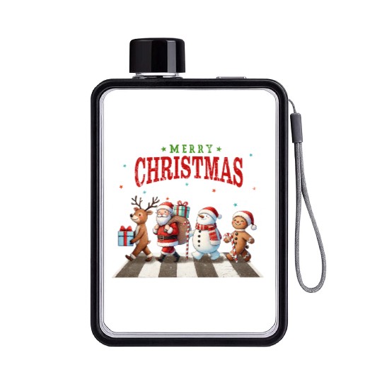 Christmas Collection - Piano Crossing #2 Flat Water Bottles
