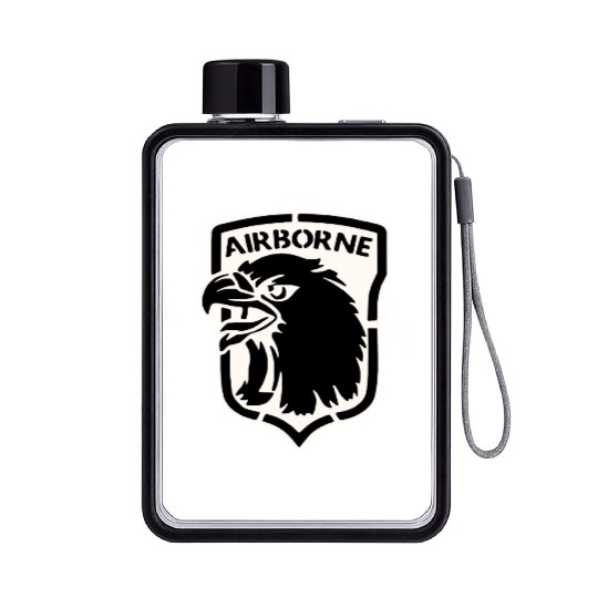 Airborne Eagle LIKE US ON FB #USAPatriotGraphics © Flat Water Bottles