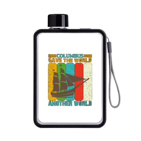 Columbus Day Flat Water Bottles Flat Water Bottles Lovers Day