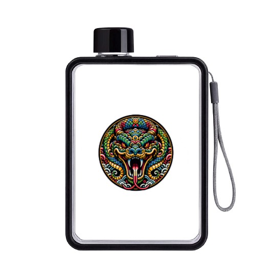 Embrace Wisdom 2025 Year of the Snake Flat Water Bottles