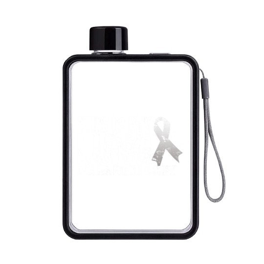 This Is My Lung Cancer Fighting Cancer Awareness Flat Water Bottles