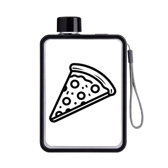 A slice of pizza Flat Water Bottles