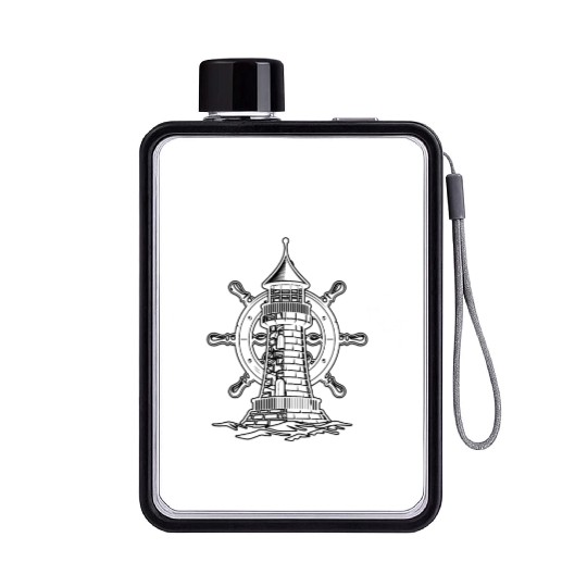 SAIL AWAY TO KEY-WEST Florida Keys Sunshine-State Flat Water Bottles