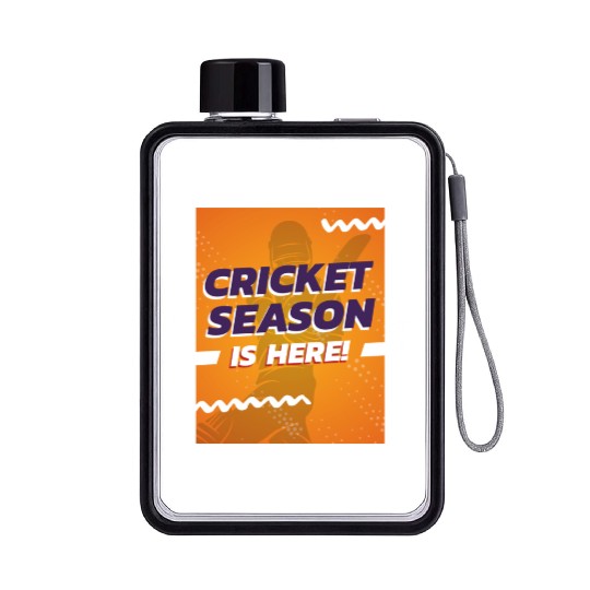 CRICKET 2025 Flat Water Bottles