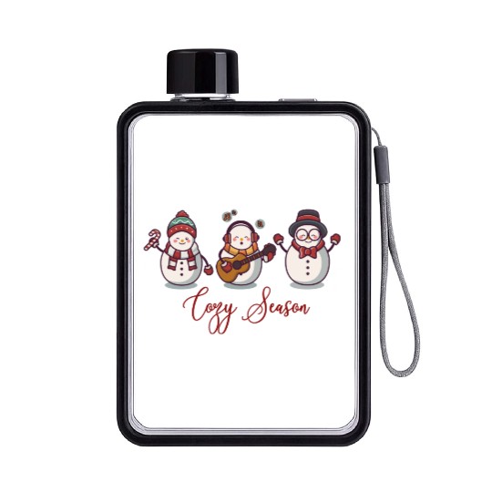 Cozy Season Flat Water Bottles