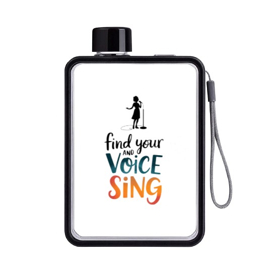 Sing Your Heart Out Flat Water Bottles