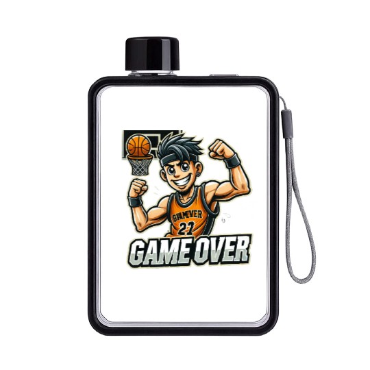 Game Over, Opponent! Flat Water Bottles