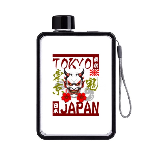 Tokyo Oni Japan Flat Water Bottles