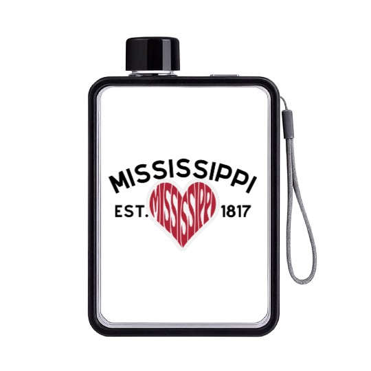 Mississippi Flat Water Bottles