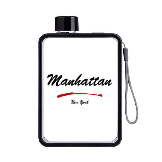 Manhattan Flat Water Bottles
