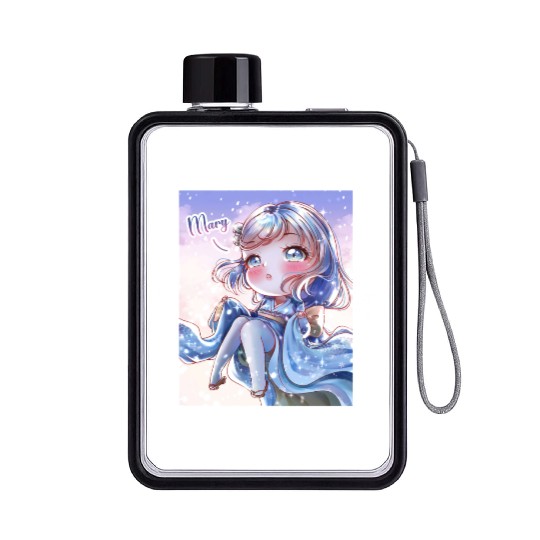 Legendary Chibi Mary Active Flat Water Bottles