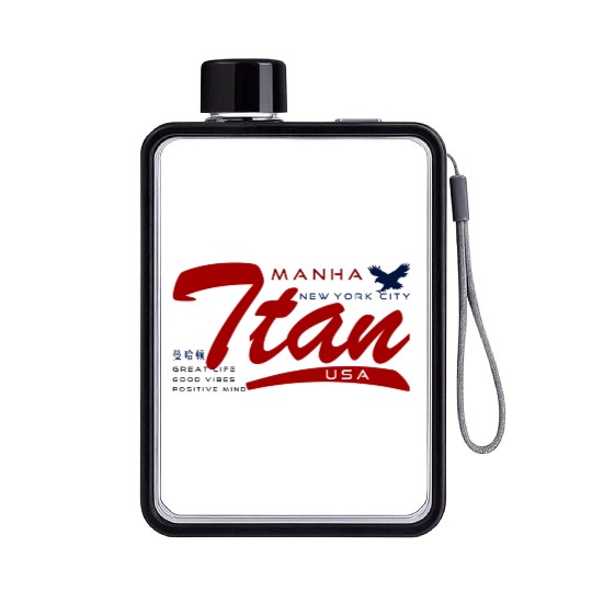 Manhattan Flat Water Bottles