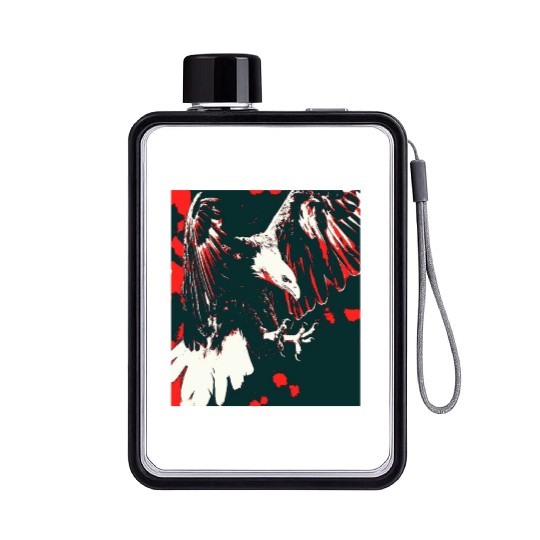 Eagle Landing Flat Water Bottles