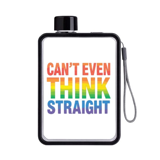 Pride LGBTQ Pride Rainbow Pride Gay Pride LGBTQ Flat Water Bottles