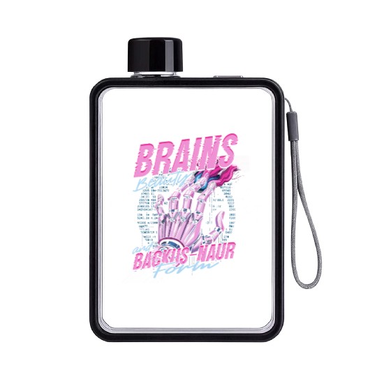 Computer Linguist Brains Beauty And Backus Naur Flat Water Bottles