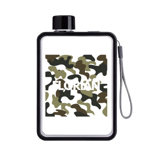 Florian Name Flat Water Bottles Men Good Quality Camouflage