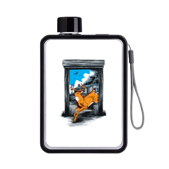 Biz Boi Graphic Flat Water Bottles