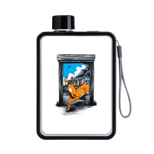 Biz Boi Graphic Flat Water Bottles