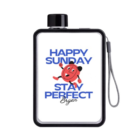 sunday funday Flat Water Bottles Flat Water Bottles