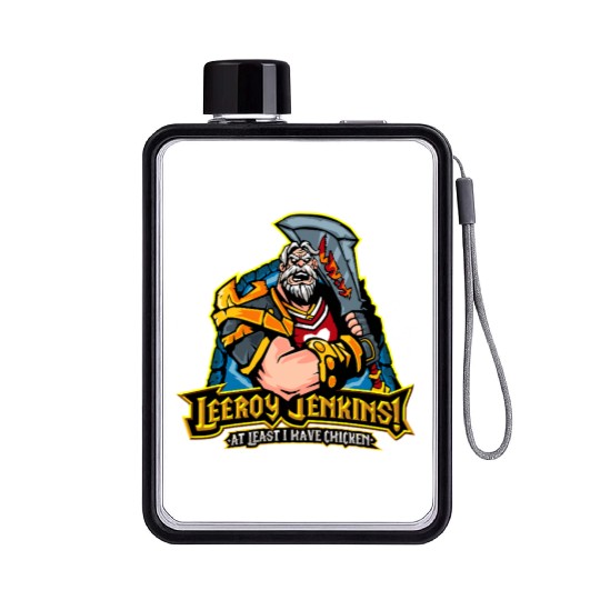 Warcraft Flat Water Bottles