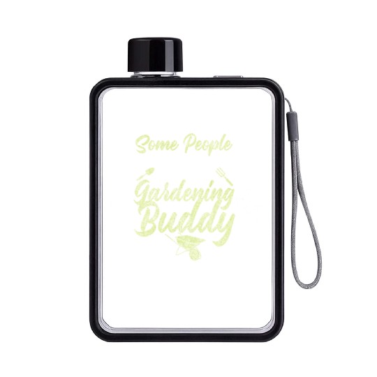 Plant Lover Gardening Husband Wife Flat Water Bottles