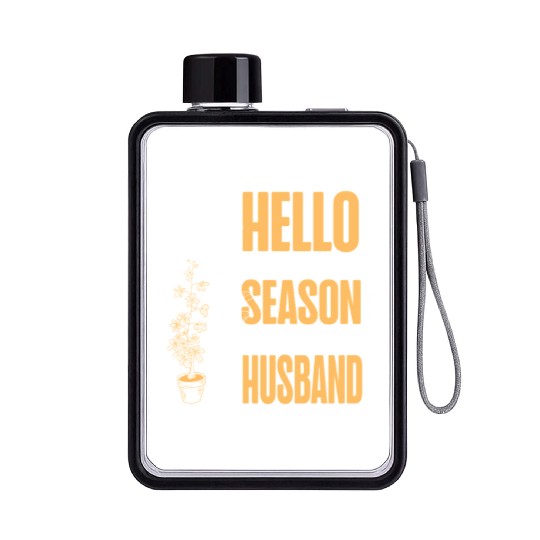Plant Lover Gardening Husband Wife Flat Water Bottles