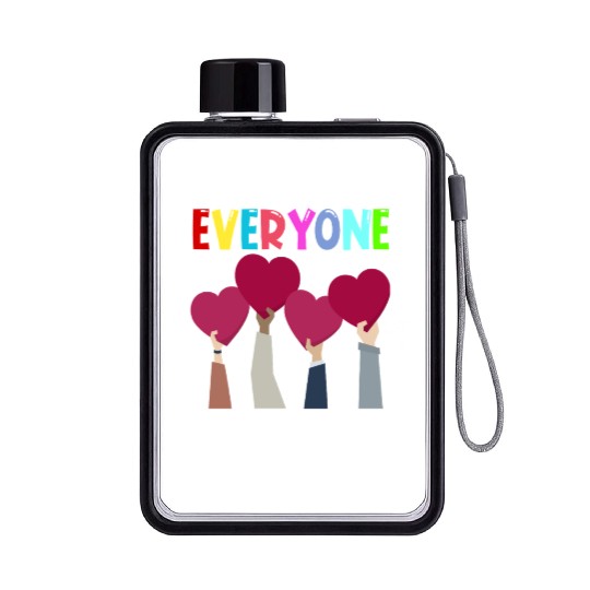 Everyone Is Welcome Here Idaho Teacher Flat Water Bottles