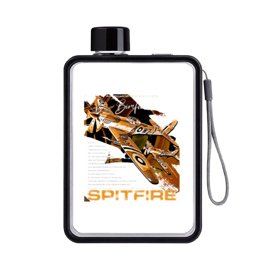 Spitfire Legend: WWII Icon in Flight Flat Water Bottles