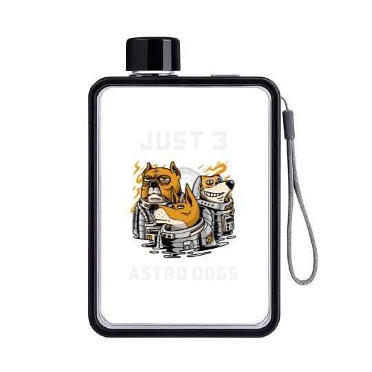 Just 3 Astro Dogs Best Selling Flat Water Bottles