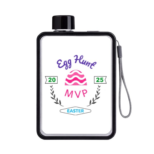 Egg Hunt MVP Easter 2025 Flat Water Bottles