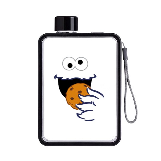 Sesame Street Costume Design Cookie Monster Flat Water Bottles