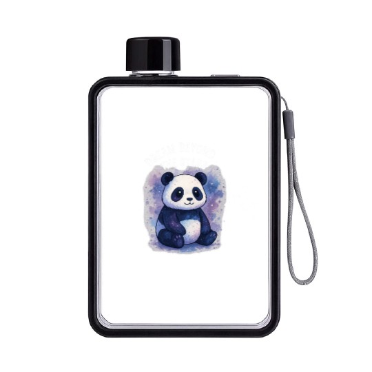 Cosmic Panda Dreamscape - A Celestial Adventure Flat Water Bottles