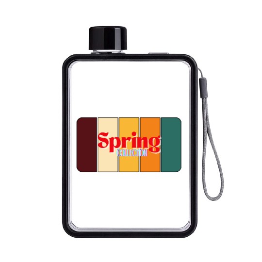 Spring cool Flat Water Bottles