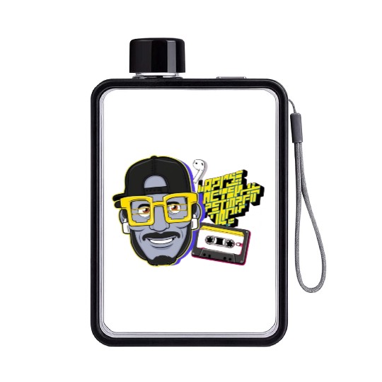 Born in the 90s, Wired for the Future Flat Water Bottles