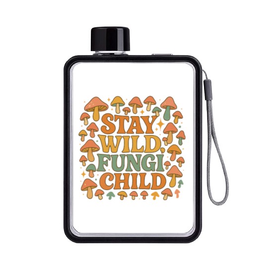 Stay Wild Fungi Child Flat Water Bottles