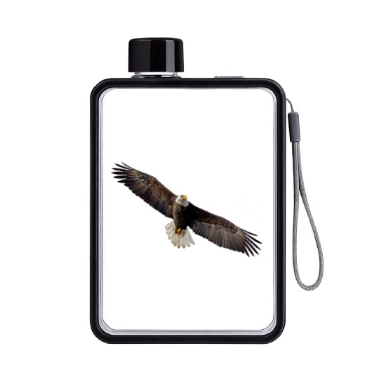 the eagle Flat Water Bottles