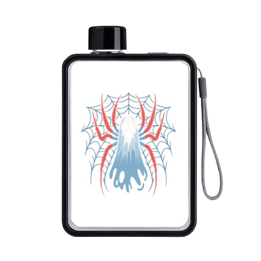 Ghost Spider Scream Flat Water Bottles