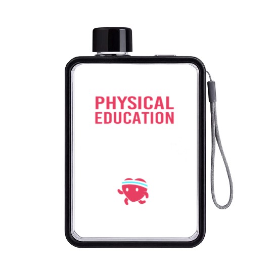 Pe Teacher Physical Education Flat Water Bottles