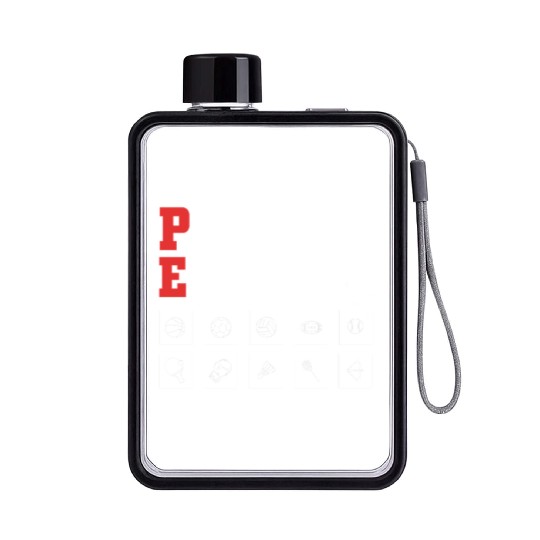 Physical Education Teacher PE Coach Flat Water Bottles