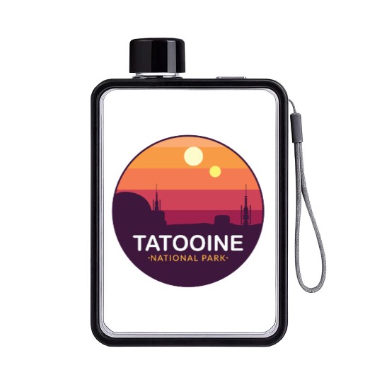 Tatooine National Park Flat Water Bottles