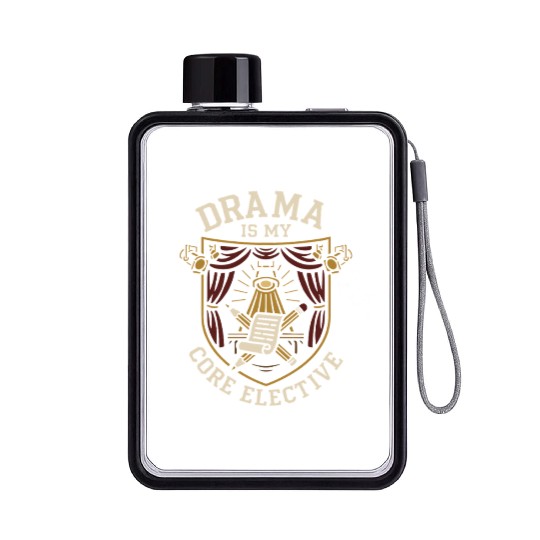 Theater Kid Drama Club Musical Theater Nerd Stage Flat Water Bottles